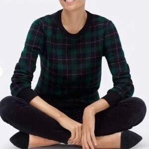 J.Crew Mercantile Jacquard Tartan Sweater